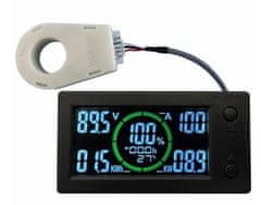 HADEX LCD Hall měř.nap.proudu a kapacity 0-300V 0-50A, s bluetooth WLS-PVA