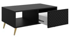Veneti Konferenční stolek PINELAND - černý