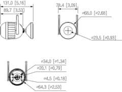 Dahua F4C-PV, 2,8mm (IPC-F4CP-PV-0280B)