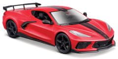 Maisto Chevrolet Corvette Stingray Coupe 2020 červená 1:24