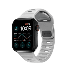 Nomad Sport Band - Sportovní vodotěsný řemínek pro Apple Watch 45 / 49 mm, šedý