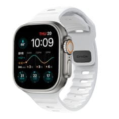 Nomad Sport Band - Sportovní vodotěsný řemínek pro Apple Watch 45 / 49 mm, bílý