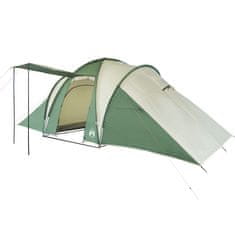 Greatstore Kempingový stan pro 6 osob zelený 576 x 238 x 193 cm taft 185T