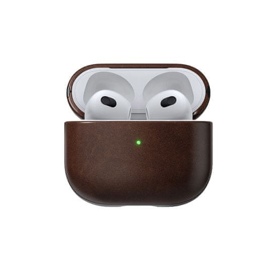 Nomad Kožené pouzdro pro AirPods AirPods (3. generace), hnědé