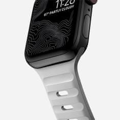 Nomad Sport Band - Sportovní vodotěsný řemínek pro Apple Watch 45 / 49 mm, šedý