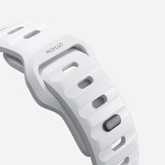 Nomad Sport Band - Sportovní vodotěsný řemínek pro Apple Watch 45 / 49 mm, bílý