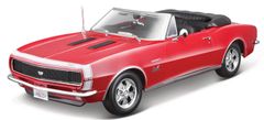 Maisto Chevrolet Camaro SS 396 Convertible 1967 červená 1:18