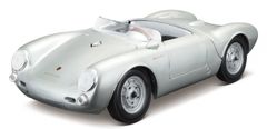 Maisto Porsche 550 A Spyder stříbrná 1:18