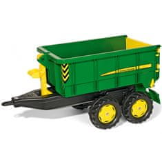 Rolly Toys Rolly Toys Duża Dwuosiowa Przyczepa John Deere Wywrotka