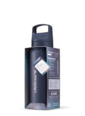 LifeStraw LGV42SASWW Go 2.0 Stainless Steel Water Filtr Bottle 24oz Aegean Sea