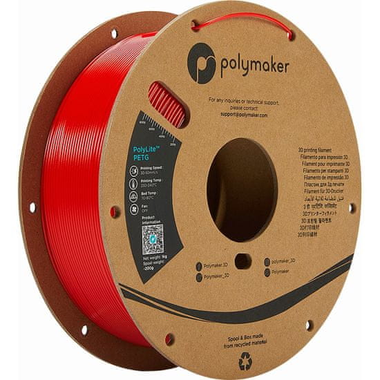 Polymaker PolyLite PETG Red