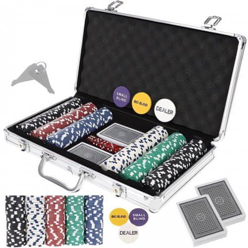 Verk 18211 Poker set 300 žetonů HQ