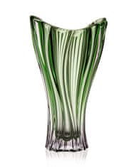 Aurum Zelená váza Plantica je vyrobena z kvalitního bezolovnatého křišťálu.