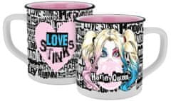 CurePink Keramický hrnek DC Comics: Harley Quinn (objem 400 ml)