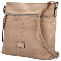 Coveri WORLD Trendy dámská koženková crossbody kabelka Westa, taupe