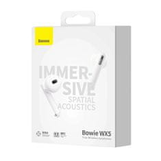 BASEUS Bowie WX5/BT/Bezdrát/Bílá