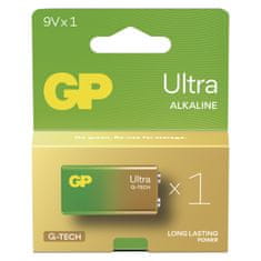 GP Alkalická baterie ULTRA 9V (6LF22) - 1ks