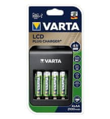 Nabíječka baterií s LCD + baterie AA 2100mAh (4ks) VARTA