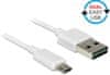 Delock kabel EASY-USB 2.0 Type-A samec > EASY-USB 2.0 Type Micro-B samec bílý 2 m