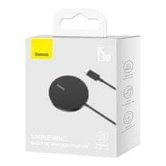 BASEUS Simple Mini3 nabíječka 15W černá