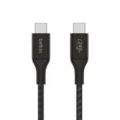 Belkin Boost charge USB-C kabel 240W, 1m, černý