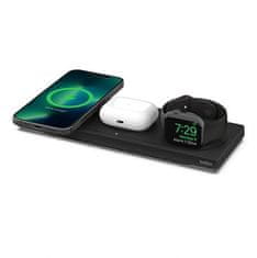 Belkin BOOST CHARGE PRO MagSafe 3v1 Bezdrátová nabíjecí podložka pro iPhone/Apple Watch/AirPods, černá