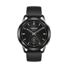 Xiaomi Watch S3/47mm/Black/Sport Band/Black