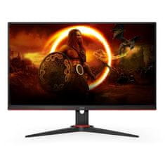 AOC LCD herní 24G2ZE 23,8" IPS/1920x1080@240Hz/0,5ms/350cd/1000:1/80M:1/2xHDMI/DP/VESA