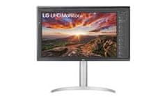 LG 27UP85NP-W 27"W IPS 3840x2160 5ms 5M:1 400cd 2xHDMI DP USB-C(90W) pivot repro biely