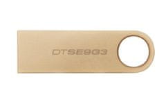 Kingston flash disk 128GB 220MB/s Metal USB 3.2 Gen 1 DataTraveler SE9 G3