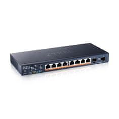 Zyxel XMG1915-10EP, 8-port 2.5GbE, 2 SFP+, 8 x PoE++ 130W Smart Switch, hybird mode, standalone or NebulaFlex Cloud