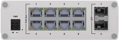 Teltonika PoE+ Unmanaged Switch 8, 10/100/1000, 2x SFP ports - TSW200