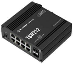 Teltonika L2/L3 Managed Switch 8 10/100/1000, 2x SFP - TSW212