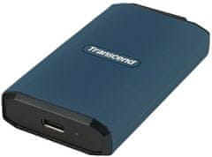 Transcend ESD410C 1TB, USB 20Gbps Type C, Externí odolný SSD disk (3D NAND flash), 2000MB/R, 2000MB/W, modrý