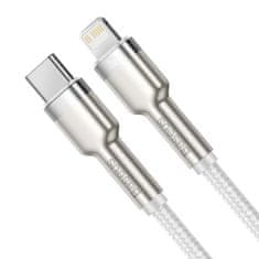 BASEUS Datový kabel Cafule USB-C/Lightning PD 20W 1m bílý