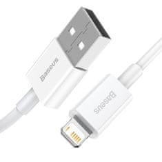 BASEUS Datový kabel Superior Series USB/Lightning 1m (2.4 A) bílá