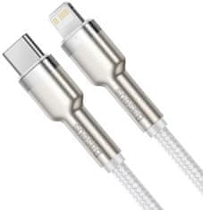 BASEUS Datový kabel Cafule USB-C/Lightning PD 20W 2m bílý