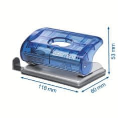 Rapid Děrovačka Mini FC5, transparentní modrá