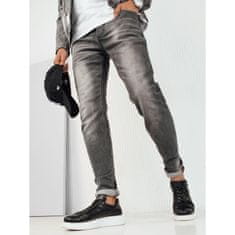 Dstreet Pánské džínové kalhoty MOT světle šedé ux4228 s29