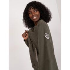 RELEVANCE Dámská bunda bomber s nášivkou ALLA khaki RV-BL-8223.05_406263 S-M