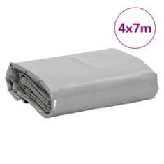 shumee Plachta šedá 4 x 7 m 600 g/m²