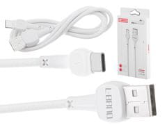 WOWO Rychlonabíjecí Kabel USB - USB typ-C L-BRNO NB132, Bílý