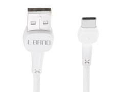 WOWO Rychlonabíjecí Kabel USB - USB typ-C L-BRNO NB132, Bílý