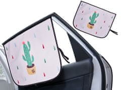 KIK KX6192_1 Dětská sluneční clona do auta s motivem kaktusu