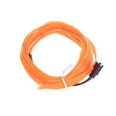 KIK KX4956_3 LED Ambientní osvětlení pro auto USB 12V páska 3m, oranžová