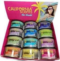 California Scents Osvěžovač vzduchu plechovka Car Scents - MIX C 12ks 