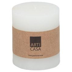 Arti Casa Sloupová svíčka Arti Casa, bílá, 7 x 8 cm