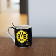FotbalFans Hrnek Borussia Dortmund, černý, 300 ml