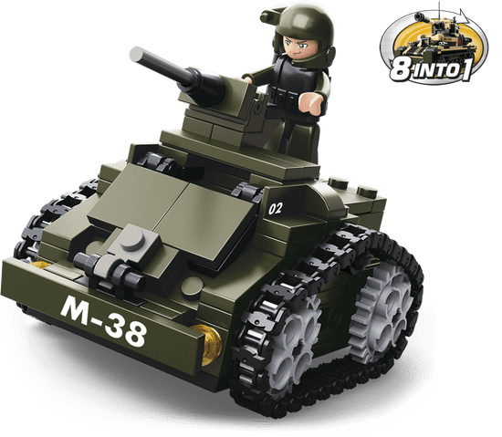 Sluban Army 8into1 M38-B0587C Obrněný vůz