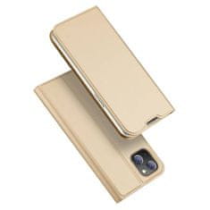 Dux Ducis Skin knížkové pouzdro na iPhone 14 PLUS 6.7" Gold